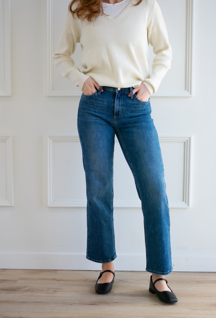 Just Black Denim | Stretchy Straight - Medium Denim