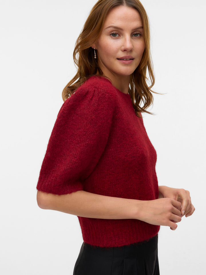 Novah Short Sleeve Pullover - Mullberry