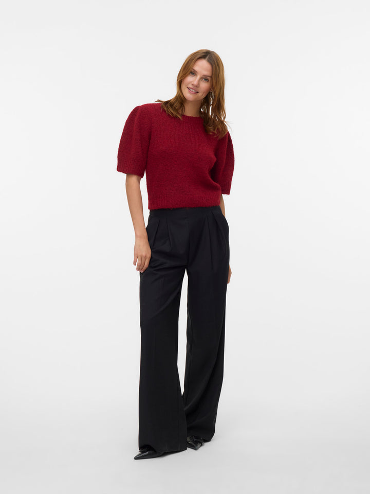 Novah Short Sleeve Pullover - Mullberry