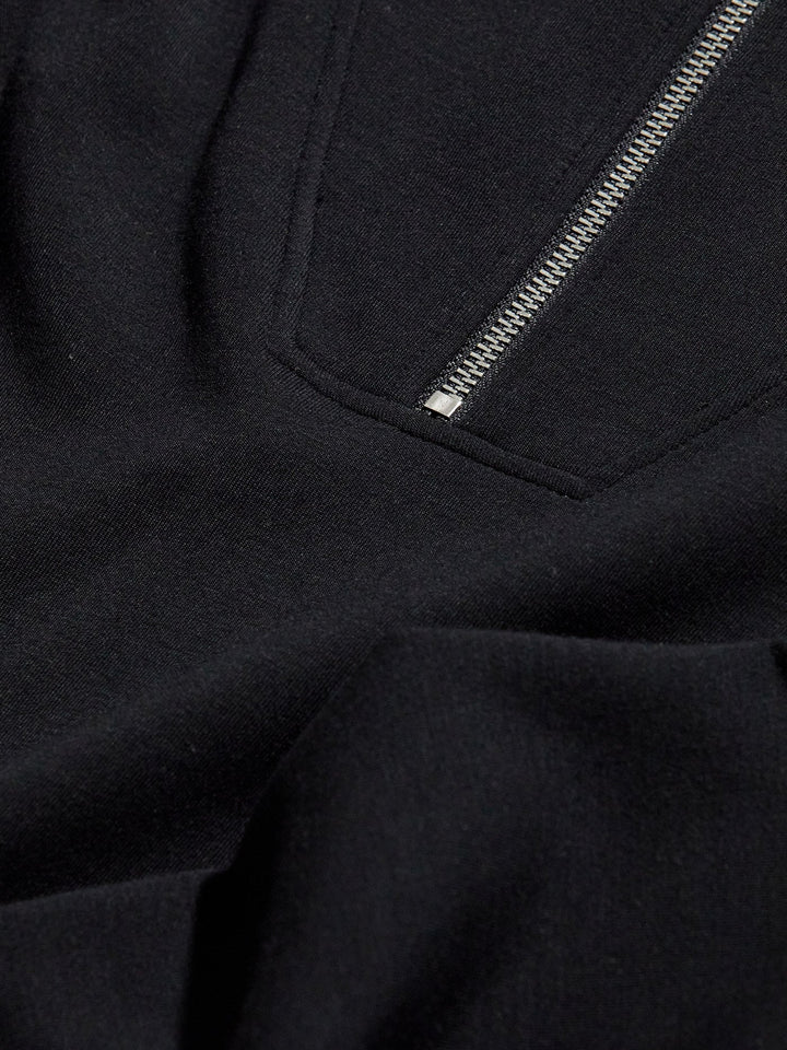 VARLEY | Hawley Half Zip Sweat - Black