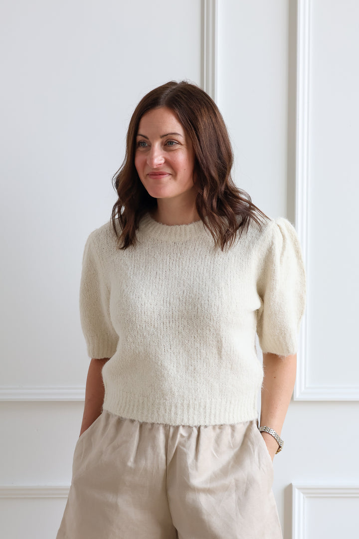 Novah Short Sleeve Pullover - Birch