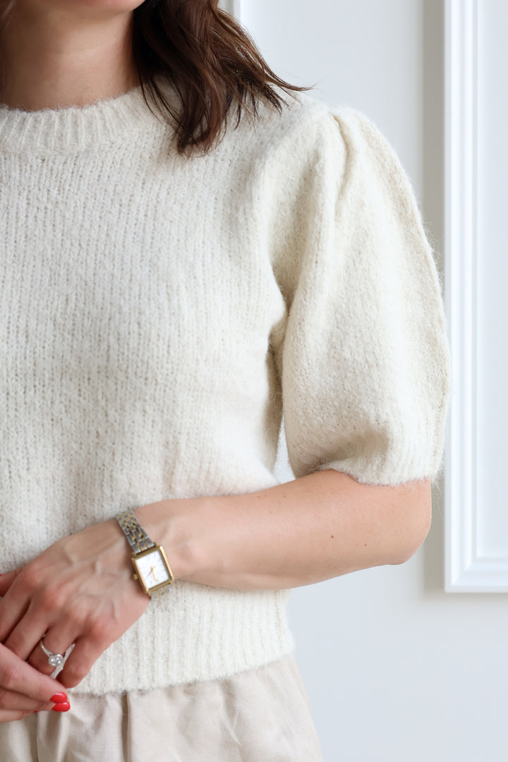 Novah Short Sleeve Pullover - Birch