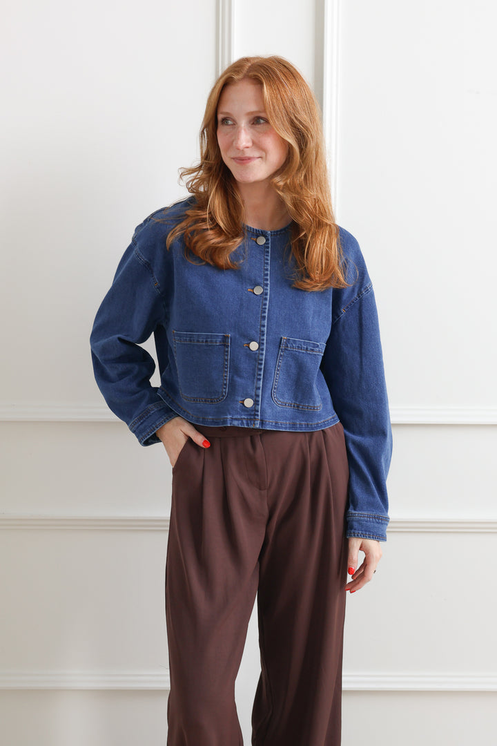 Remi Denim Cropped Jacket