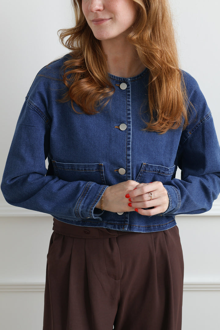 Remi Denim Cropped Jacket