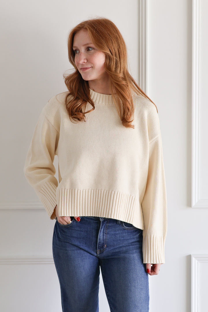 The Asher Sweater - Cream