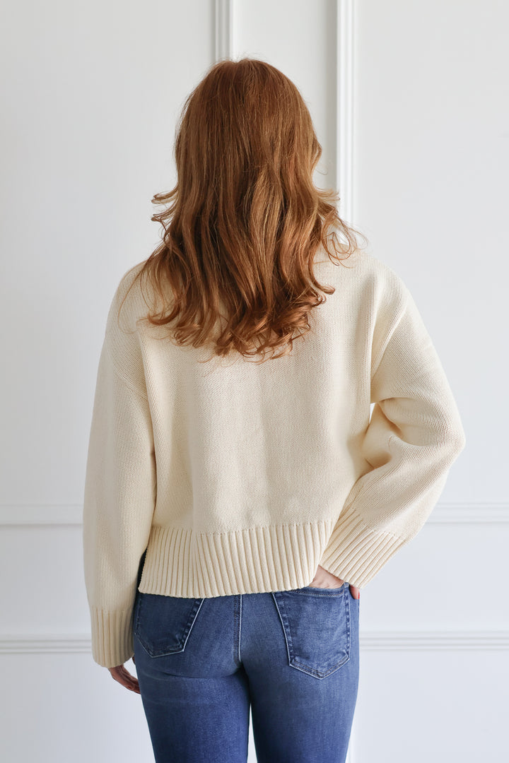 The Asher Sweater - Cream