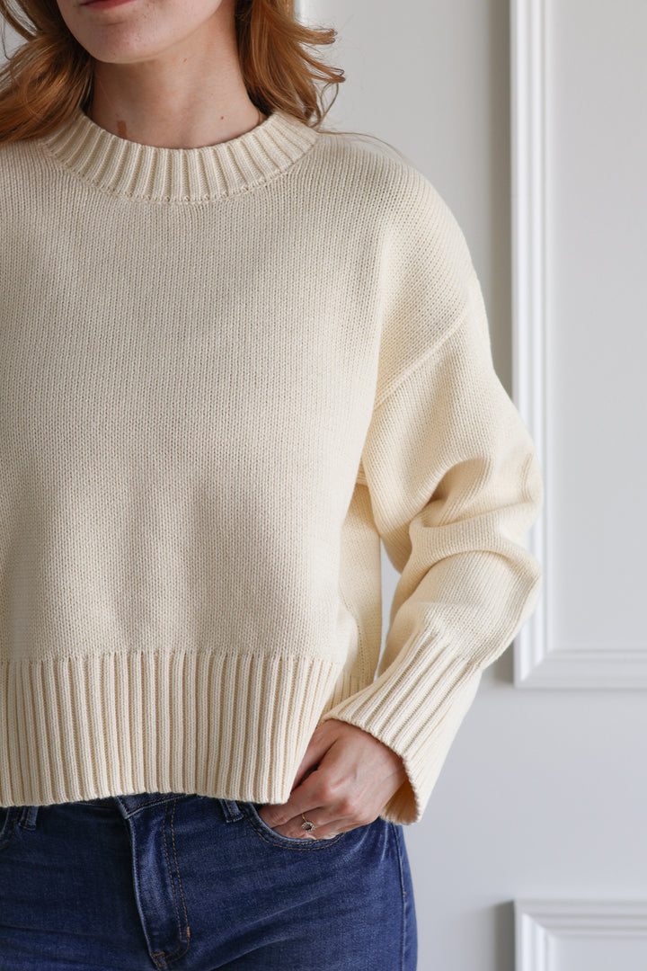 The Asher Sweater - Cream