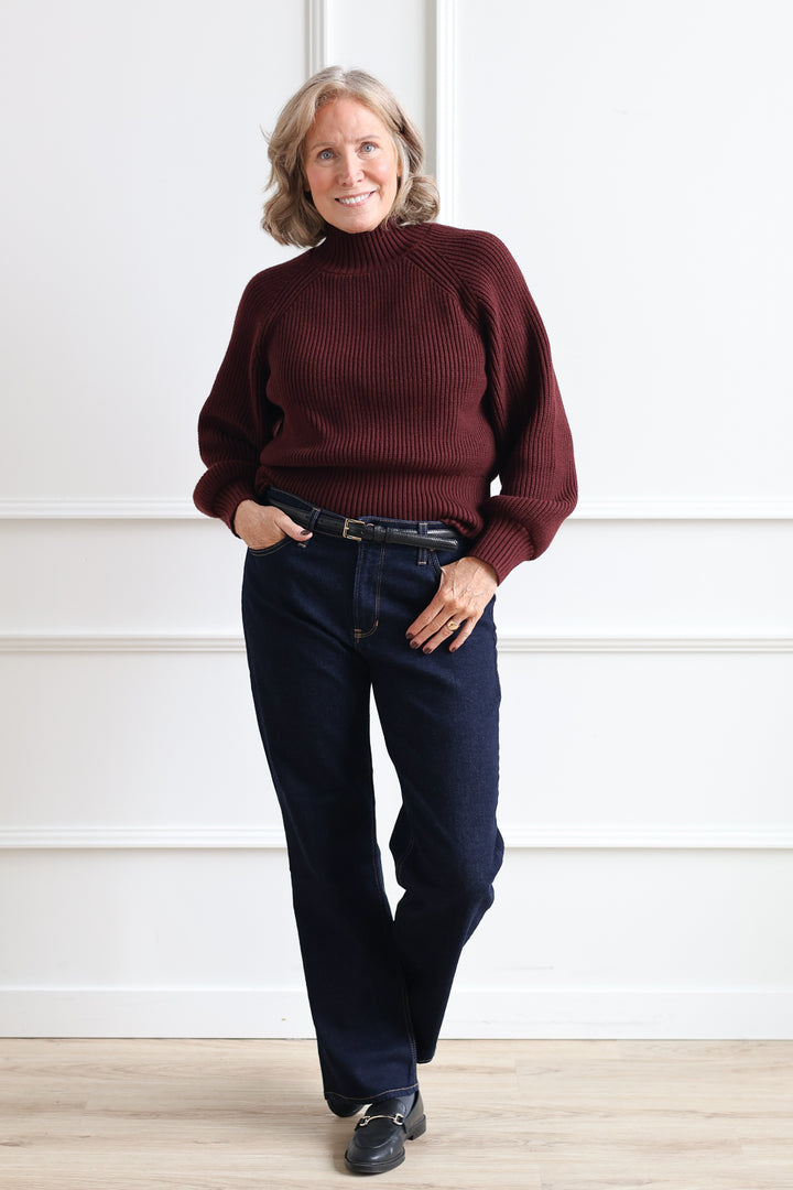 Just Black Denim | Clean Mid-Rise Straight Indigo
