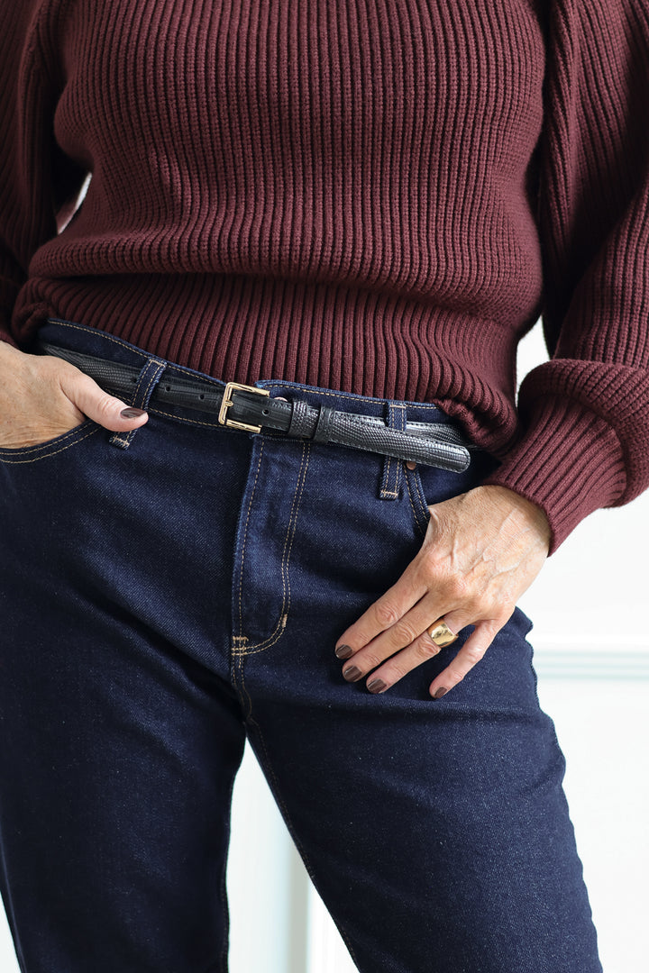 Just Black Denim | Clean Mid-Rise Straight Indigo