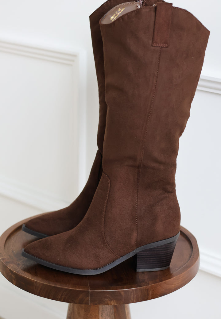 Mindful Western Boot - Brown