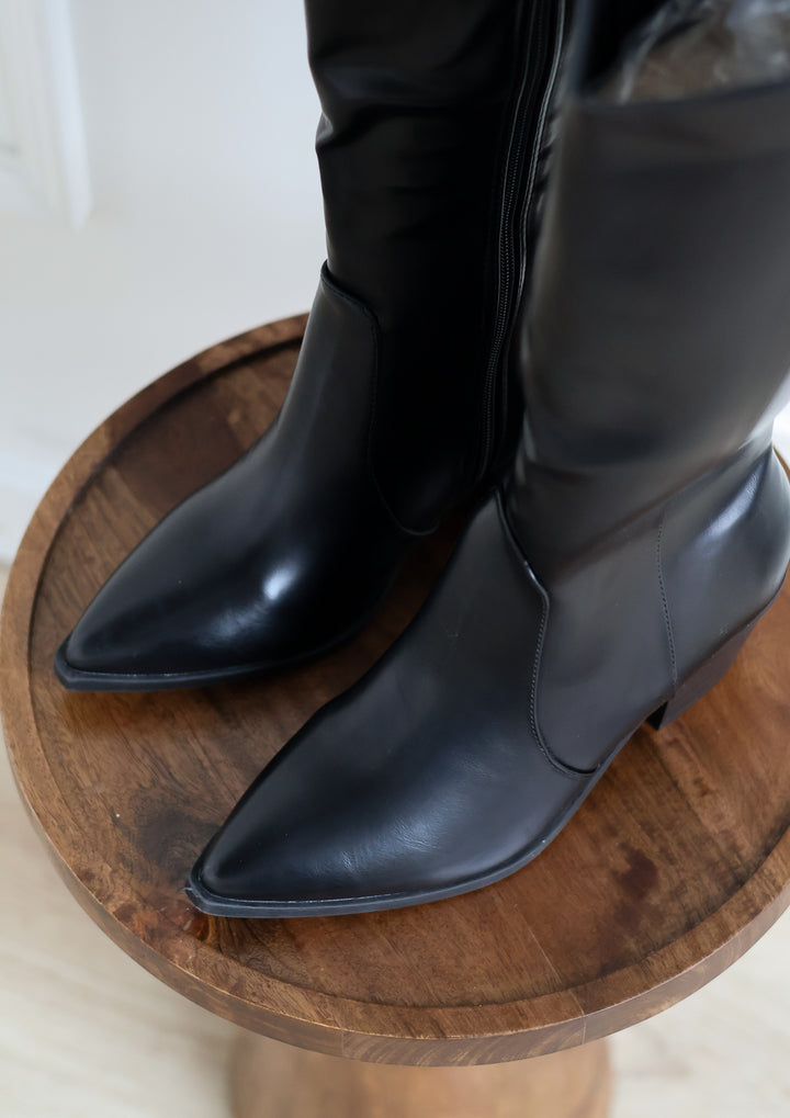 Mindful Western Boot - Black