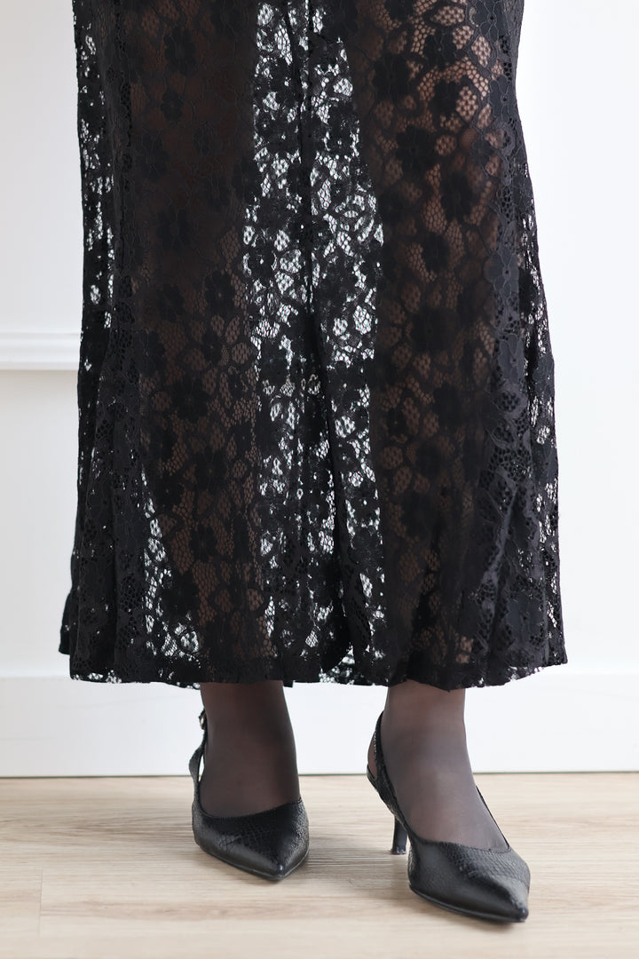 Vero Moda | Meta Lace Skirt - Noir
