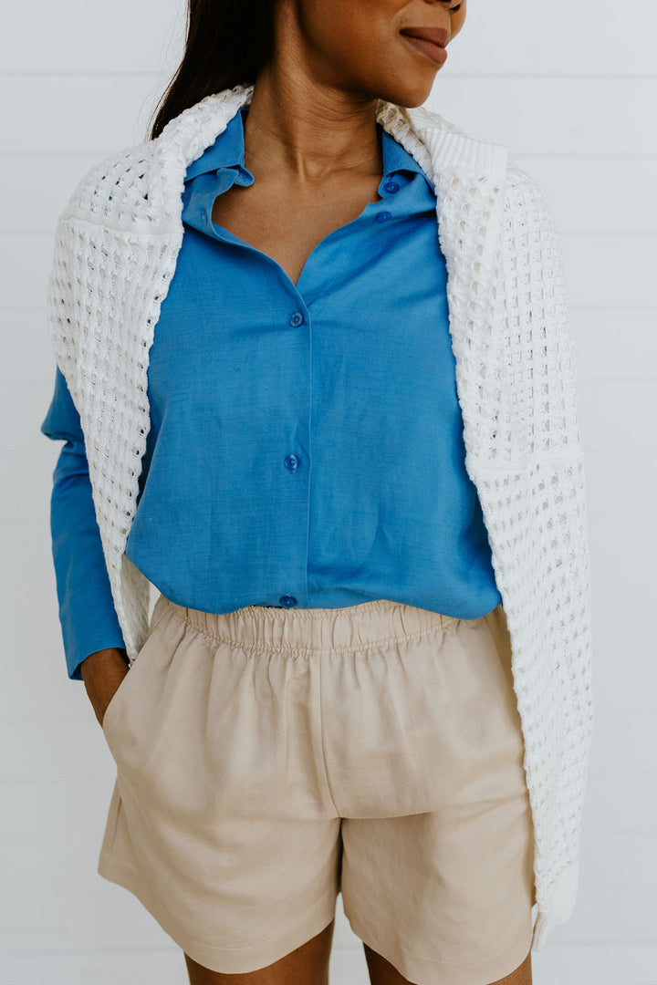 MAD Collection | Linen Shorts - Dune