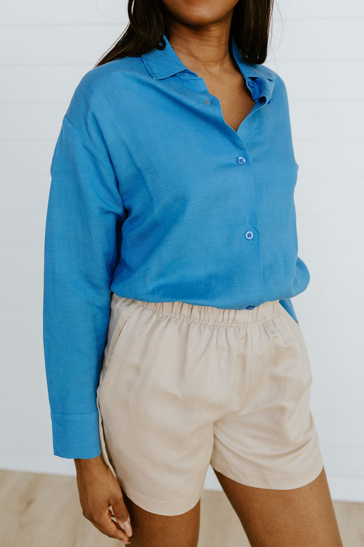 MAD Collection | Linen Shorts - Dune