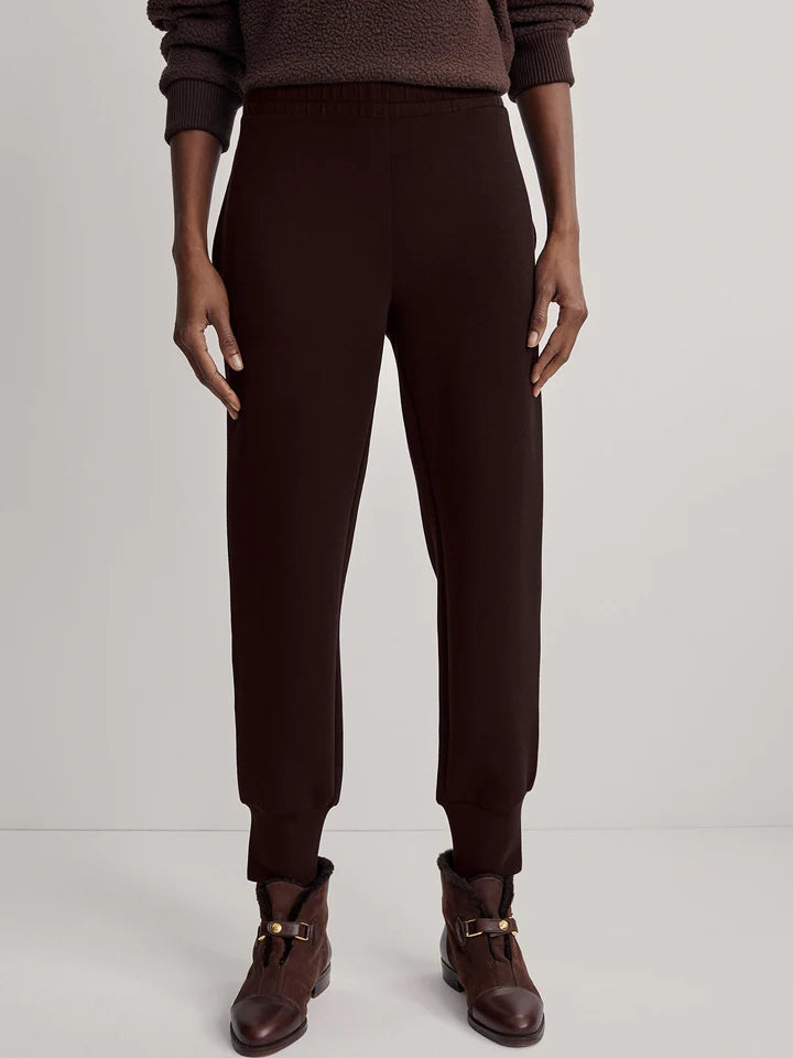 VARLEY | The Slim Cuff Pant 27.5" - Coffee Bean