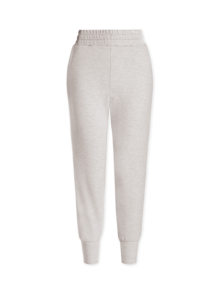 VARLEY | The Slim Cuff Pant 25" - Ivory Marl