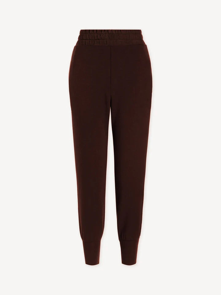 VARLEY | The Slim Cuff Pant 27.5" - Coffee Bean