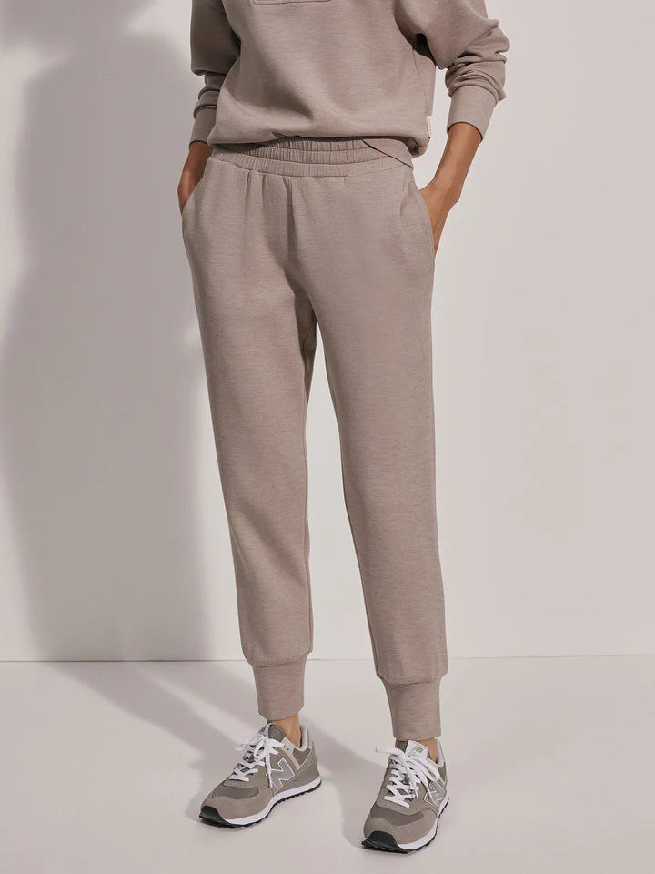 VARLEY | The Slim Cuff Pant 27.5" - Taupe Marl