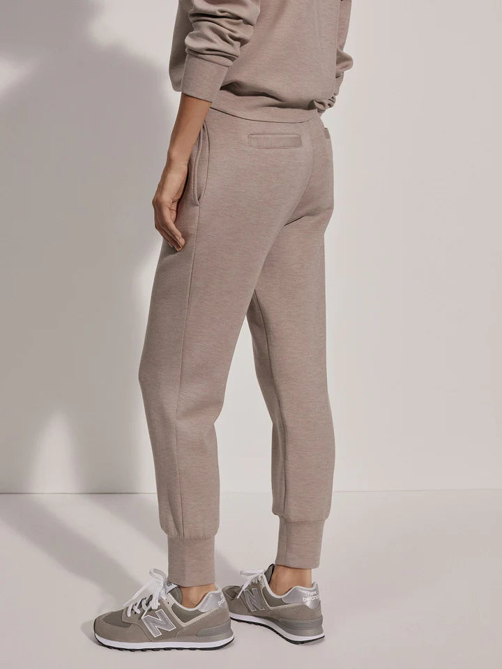 VARLEY | The Slim Cuff Pant 27.5" - Taupe Marl