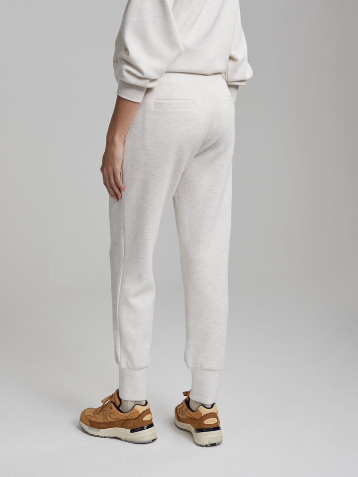 VARLEY | The Slim Cuff Pant 27.5" - Ivory Marl