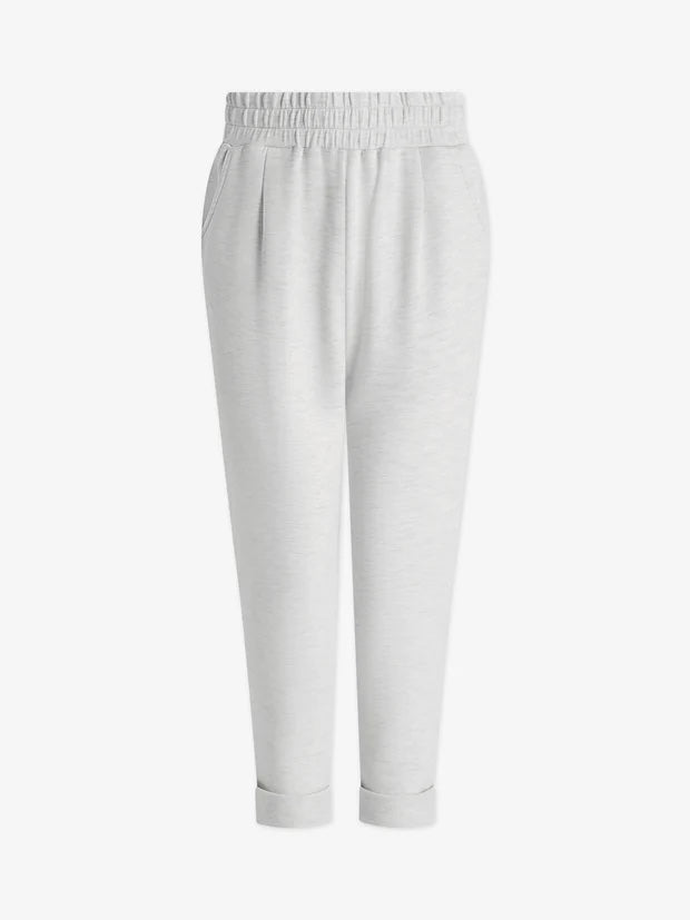 VARLEY | The Rolled Cuff Pant 25" -Ivory Marl