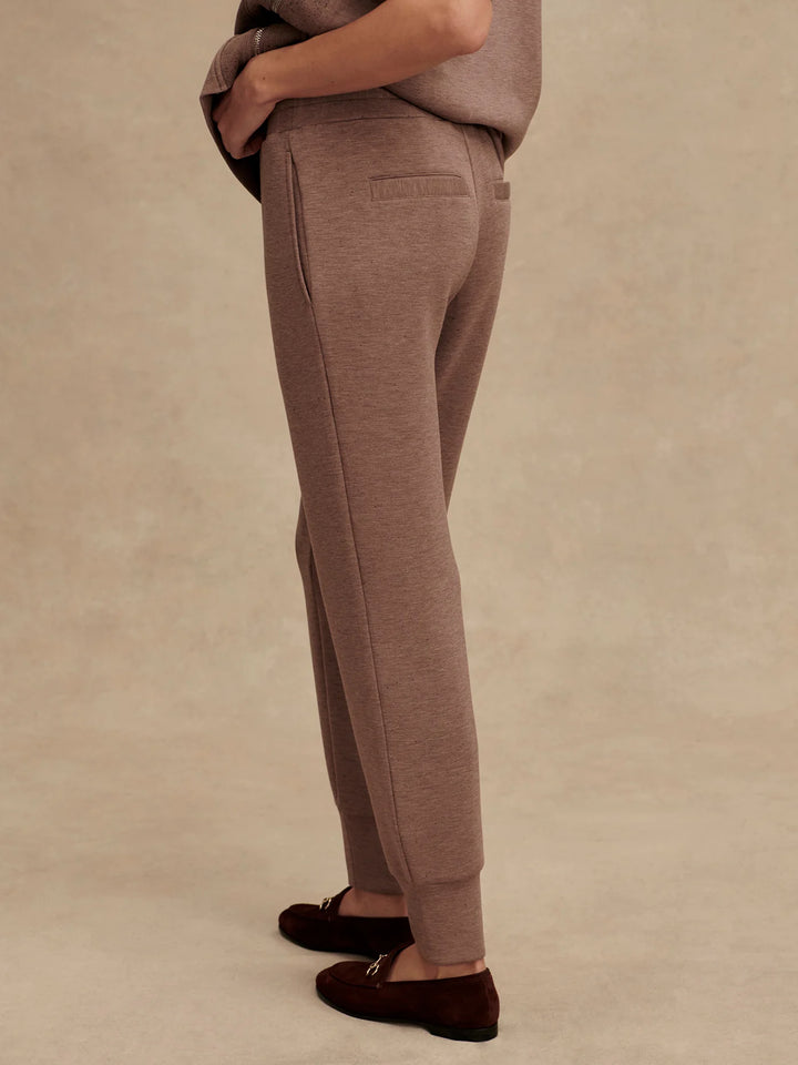 Varley | Slim Cuff Pant 27.5" - Deep Taupe Marl Fleck
