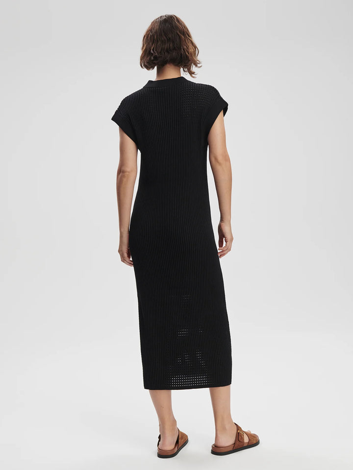 Varley | Cheston Relaxed Knit Dress - Black
