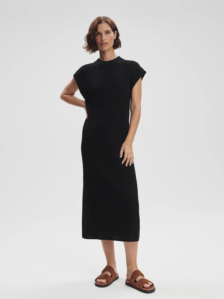 Varley | Cheston Relaxed Knit Dress - Black