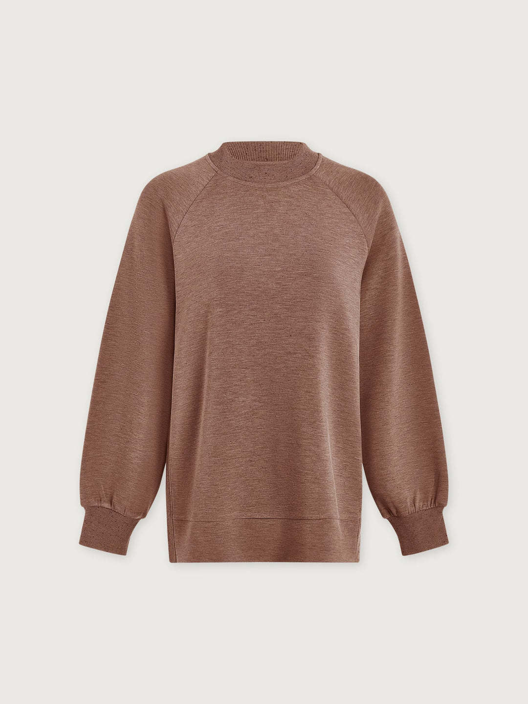 Varley | Nicole Boyfriend Sweat - Deep Taupe Marl Fleck