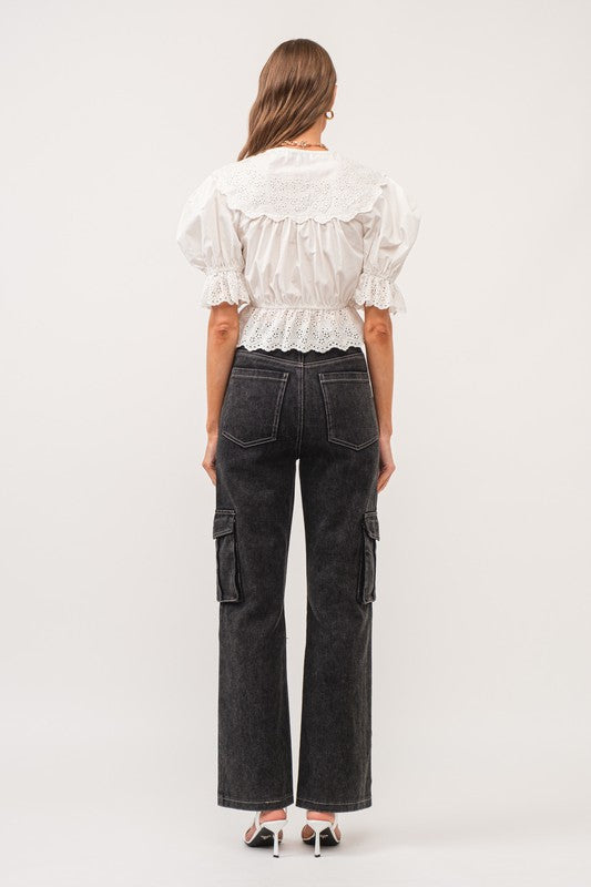 Emi Eyelet Blouse