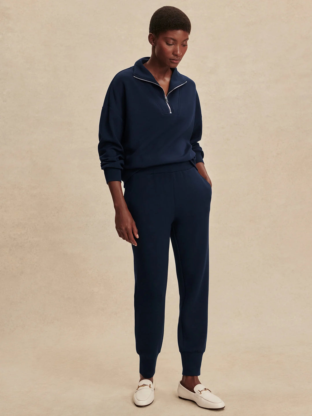 Varley | Slim Cuff Pant 27.5" - Navy