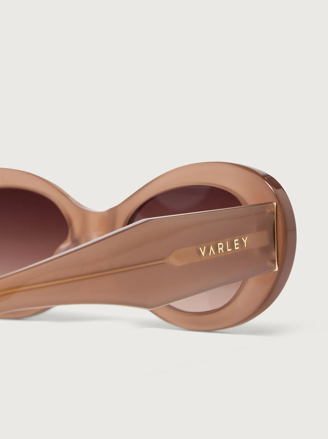 VARLEY | Bethnall Oval Sunglasses - Cocoa Taupe