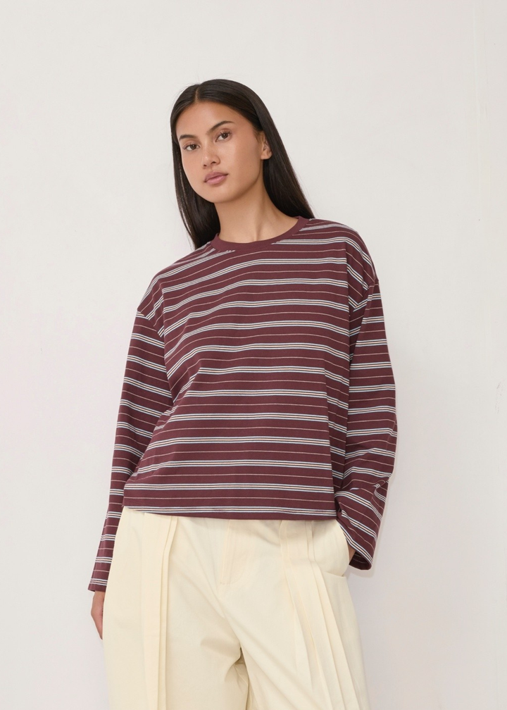 The Bailey Top - Maroon