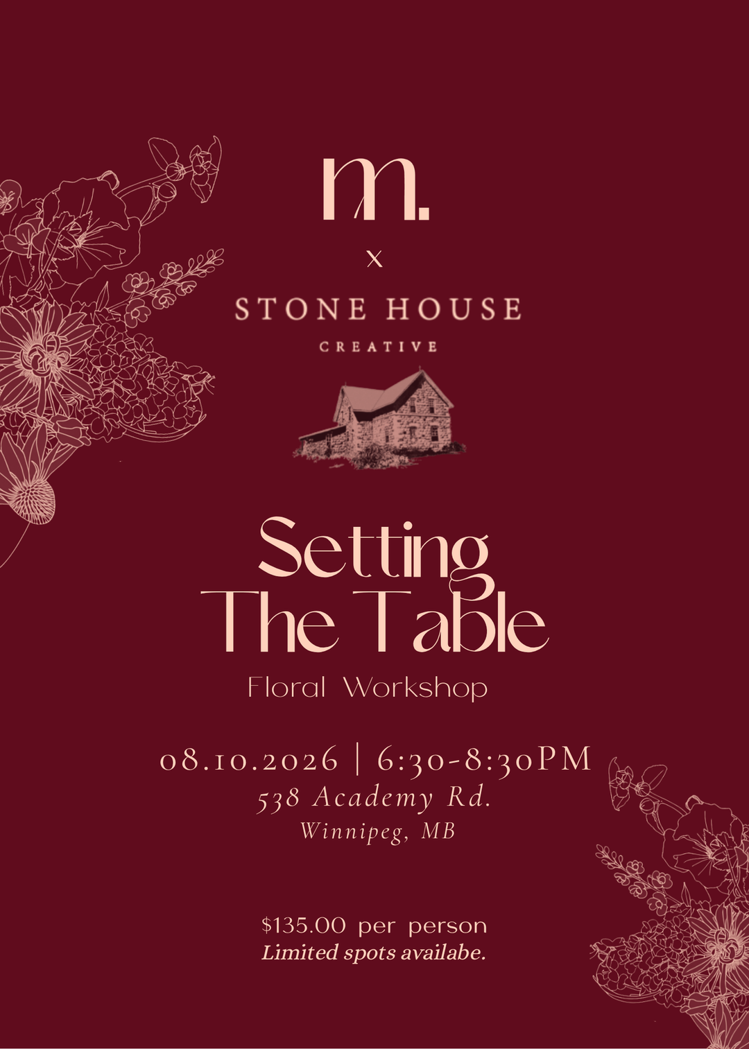 Stone House Creative x Mad | Setting The Table - Floral Workshop