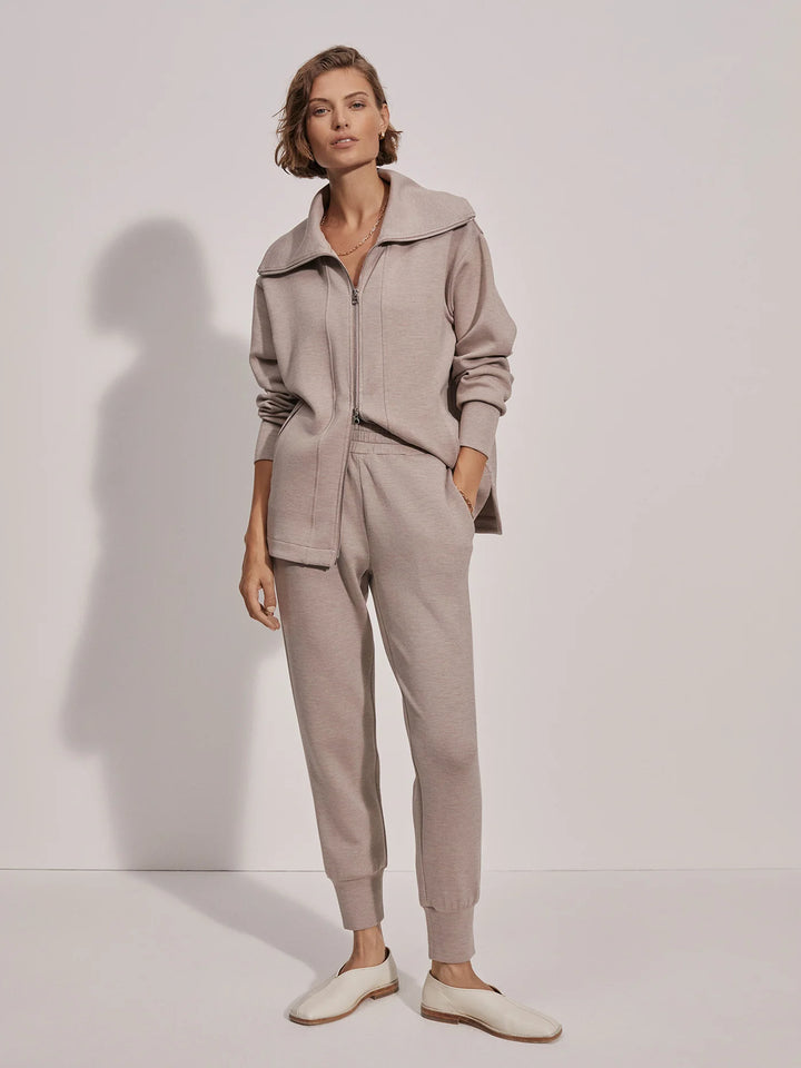 VARLEY | The Slim Cuff Pant 25" - Taupe Marl