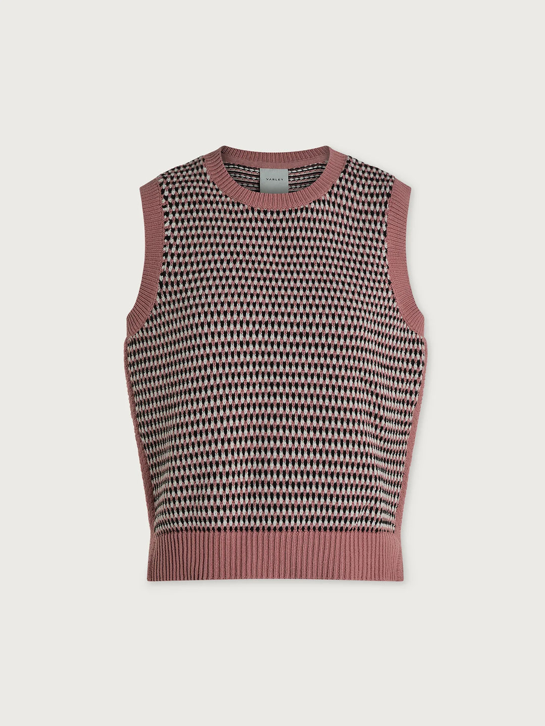 Varley | Knowles Textured Knit Vest - Woodrose