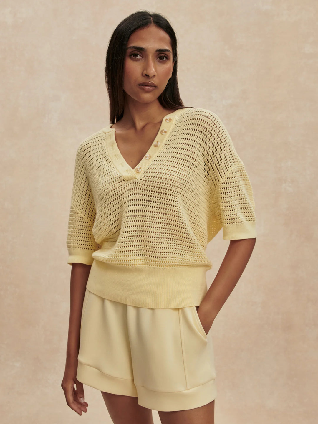 VARLEY | Callie Knit Top - Anise Flower