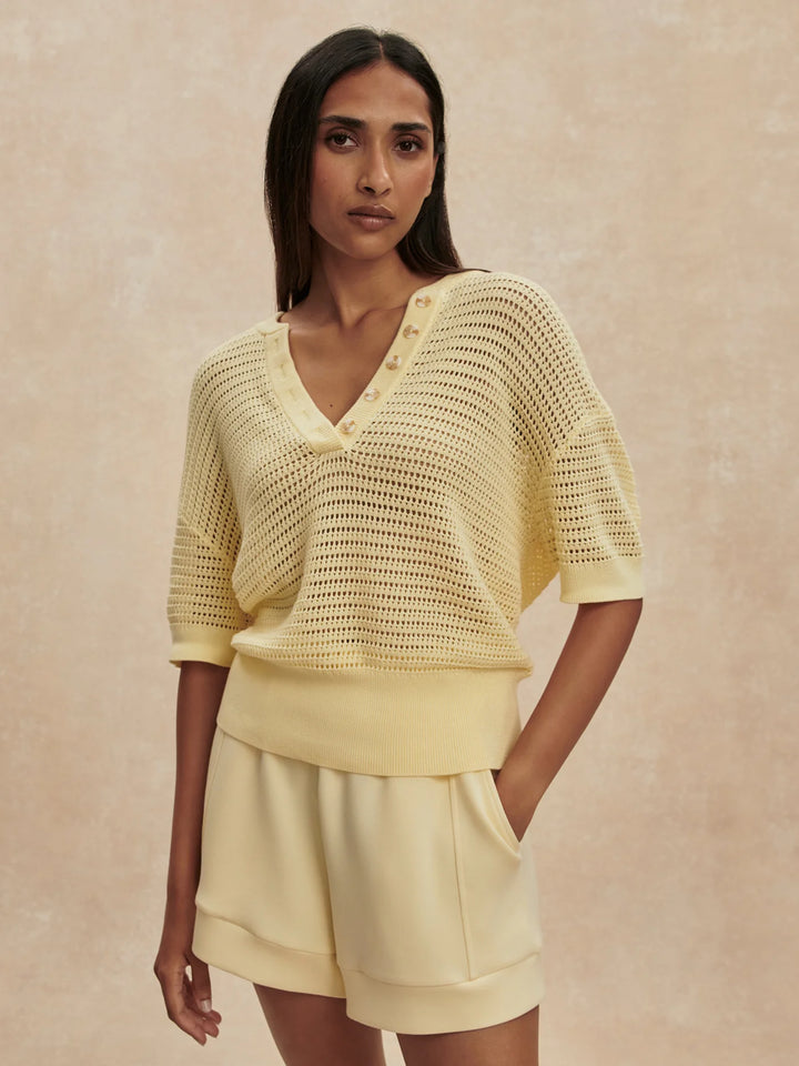 VARLEY | Callie Knit Top - Anise Flower