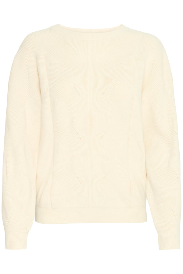 ICHI | Almond Milk Cable Sweater