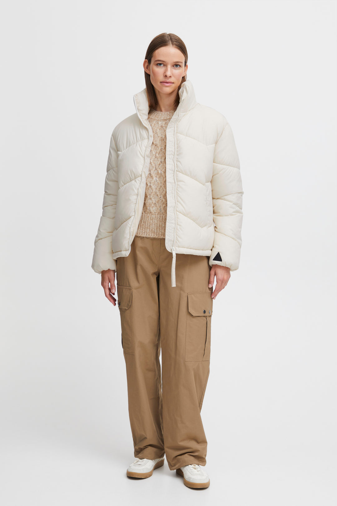 b.young | Bomina Puffer Jacket - Birch