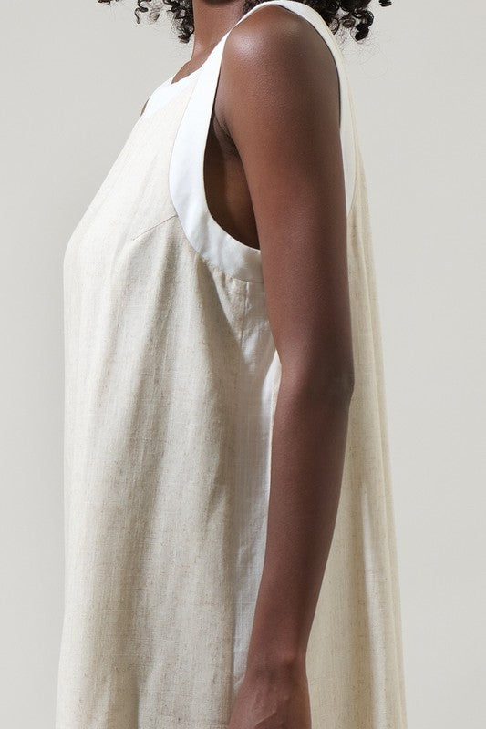 Analorra Linen Shift Dress