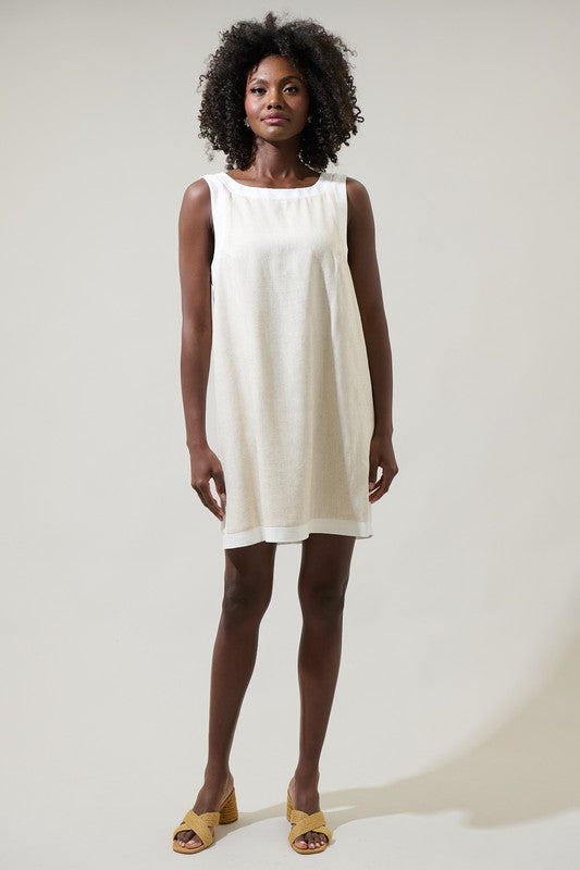 Analorra Linen Shift Dress