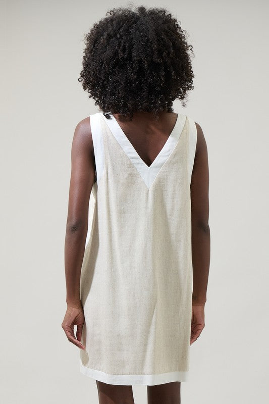 Analorra Linen Shift Dress