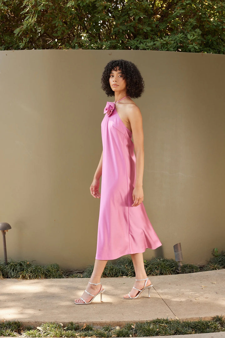 Jonah Halter Dress - Spring Rose Pink