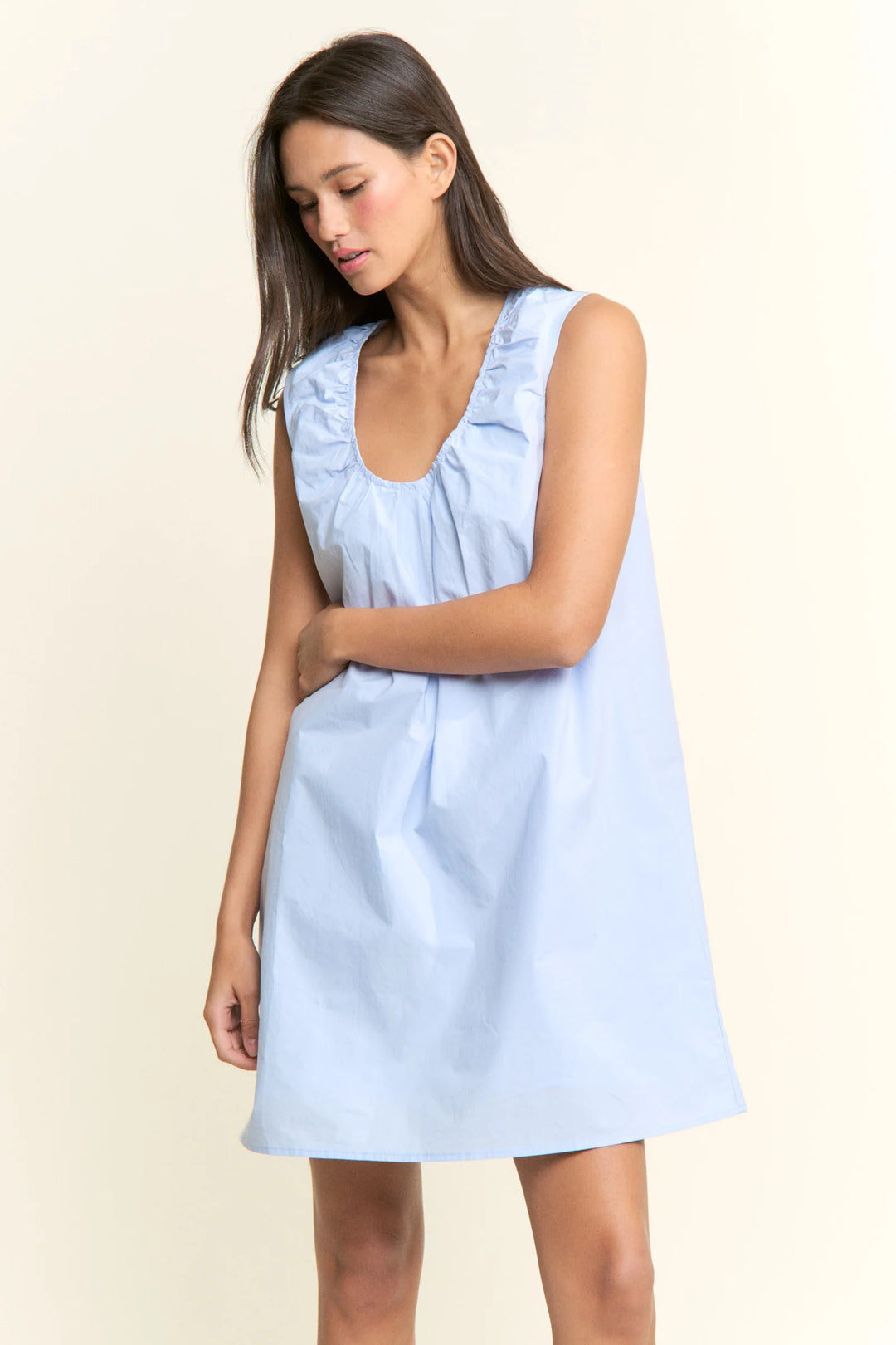The Bailey Dress - Pastel Blue