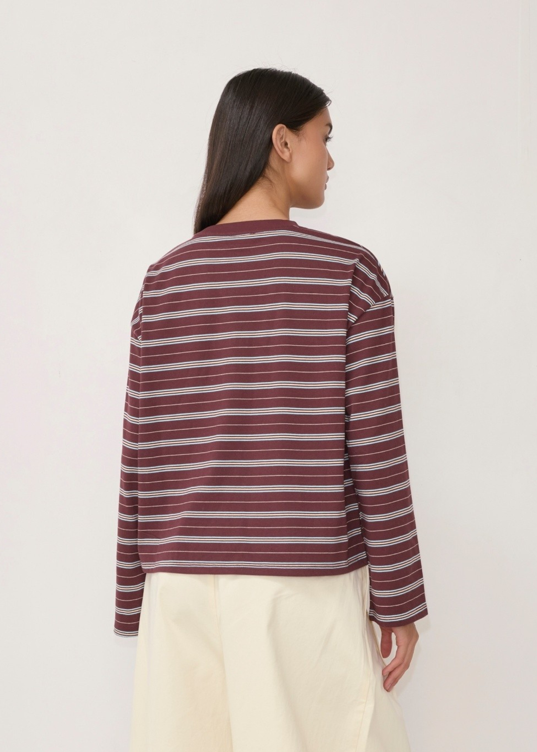 The Bailey Top - Maroon