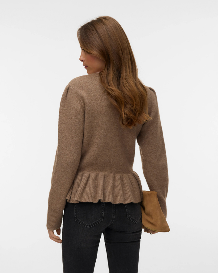 Vero Moda | Odena High-neck Peplum Pullover
