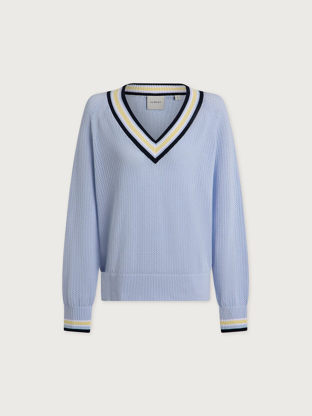 VARLEY | Maurice V-Neck Sweater -  Xenon Blue