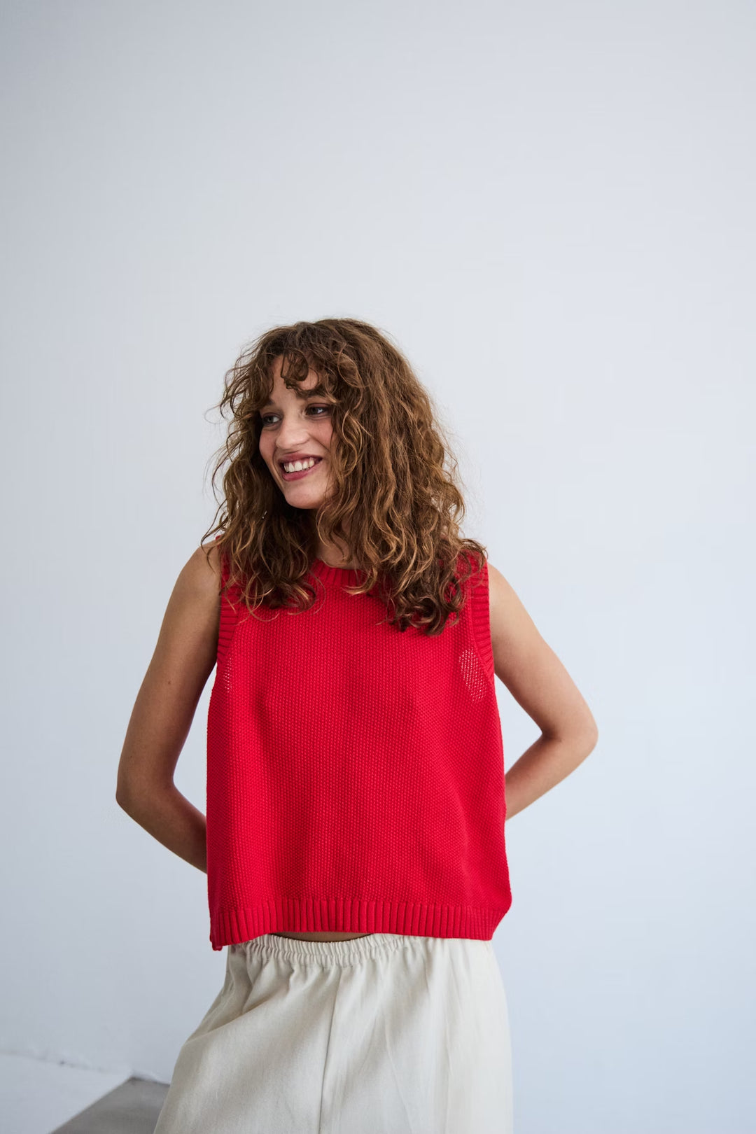 ICHI | Dotties Knit Tank