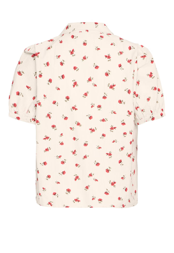 ICHI | Rosey Tie Blouse